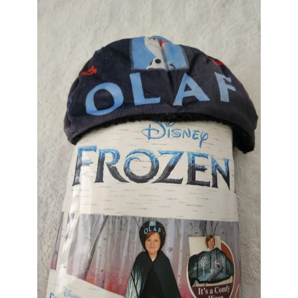 Disney's Frozen 2 Olaf Snuggle Wrap, Wearable Hoodie Blanket,Super Soft and Cozy